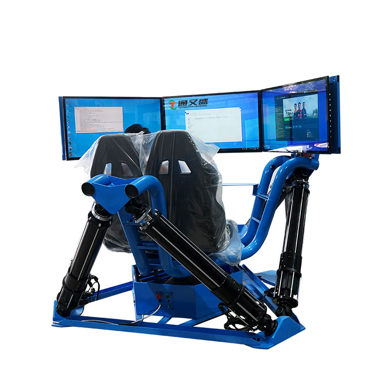 6DOF Dual Seat Triple Screen Racing Simulation Platform