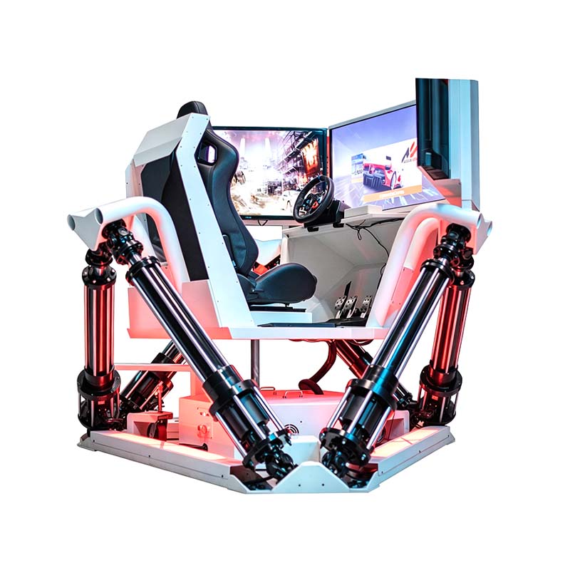 6 Axis Motion Racing Simulator with Dual Seats