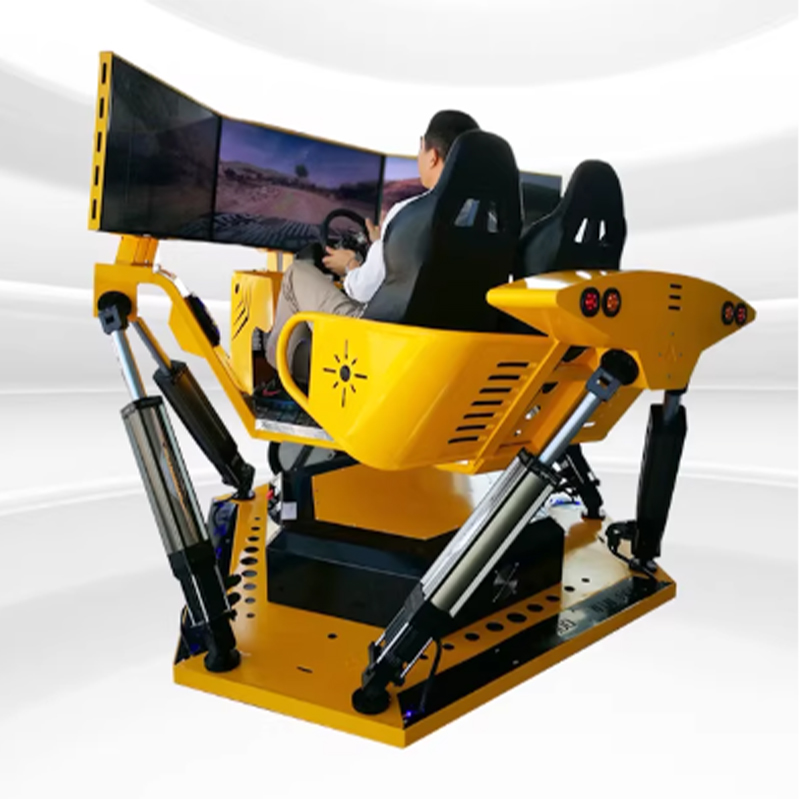 6DOF Dual Seat Triple Screen Racing Simulation Platform