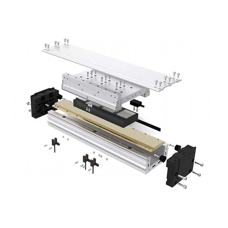 High-Thrust Heavy-Duty 4-Rail Large Linear Motor Module